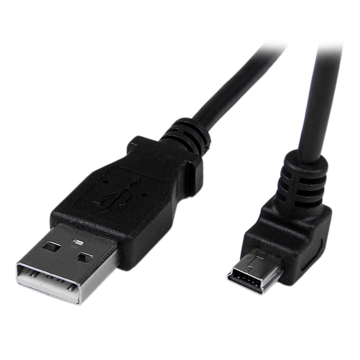 Cable USB 2.0 StarTech.com, con A. USB A Macho, con B. Mini USB B Macho, long. 2m, color Negro