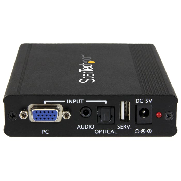 Startech 3.5 mm Mini Jack HDMI Toslink VGA to 3.5 mm Mini Jack Toslink Video Converter 1920 x 1200 Analog StarTech RS Components India