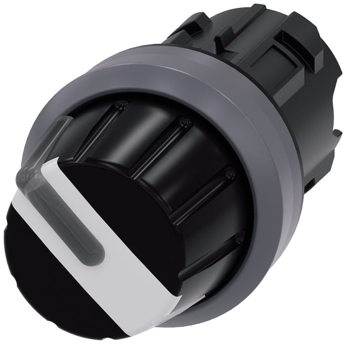 Siemens SIRIUS ACT 2-position Selector Switch Head, Latching, 22mm Cutout