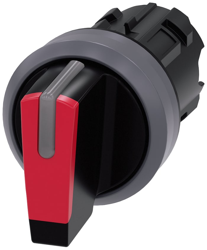 Siemens SIRIUS ACT 3-position Selector Switch Head, Momentary, 22mm Cutout