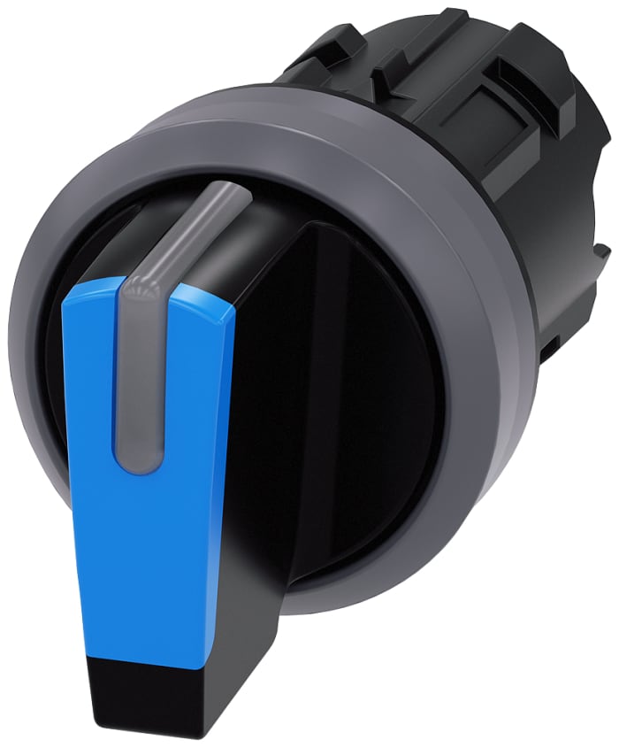 Siemens SIRIUS ACT 3-position Selector Switch Head, Momentary, 22mm Cutout