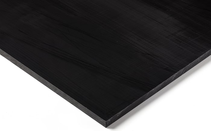 RS PRO Black Polyamide Plastic Sheet, 500 mm x 500 mm x 30 mm