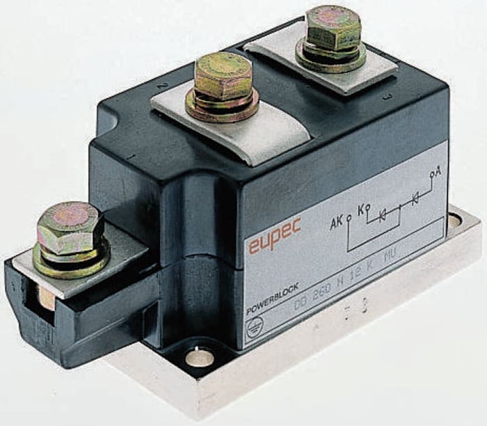 Módulo tiristor, SCR, MCD312-12io1, Encapsulado Y1 CU, 5-Pines