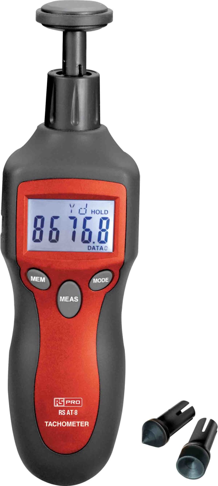 RS PRO RS PRO Tachometer, Best Accuracy ±0.05 + 1 digit Contact, Non