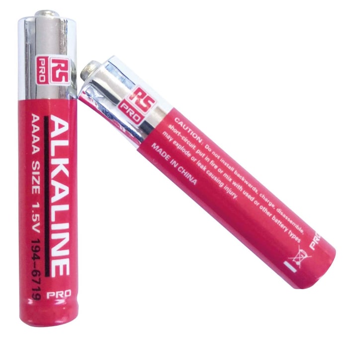 RS PRO RS PRO 1.5V Alkaline AAAA Battery