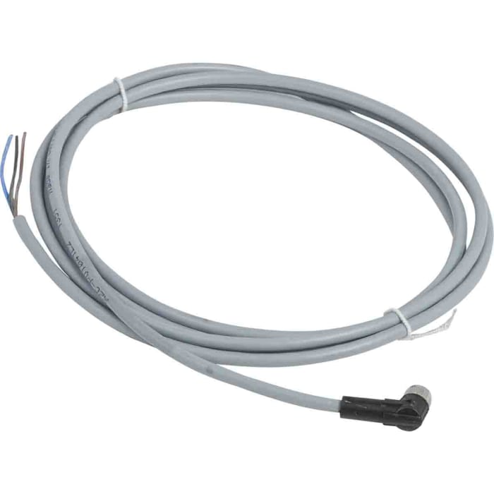Cable de actuador de sensor Telemecanique Sensors, con. A Ángulo recto Hembra, con. B Sin terminación, long. 2 m, 75V,