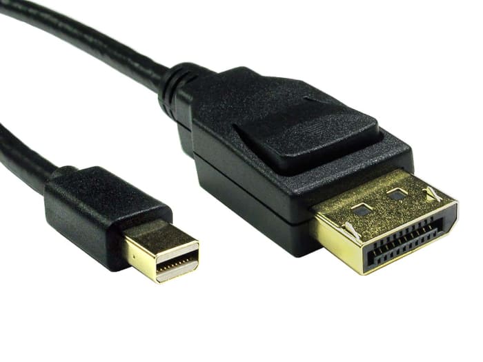 Cable DisplayPort RS PRO, con. A: Mini Display Port macho, con. B: DisplayPort macho, long. 500mm