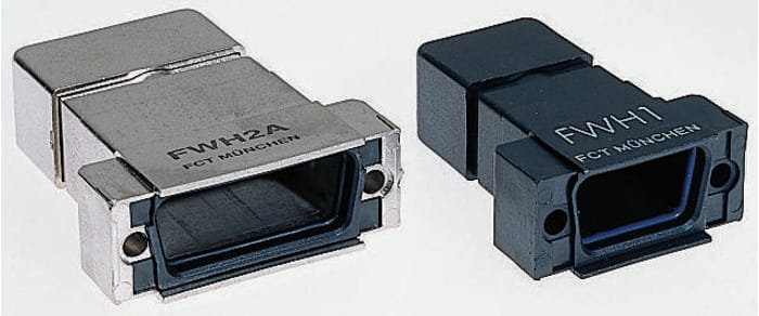 Capot Sub-D FCT from Molex série FWH, 15 contacts, en ABS boîtier A avec Serre-câble
