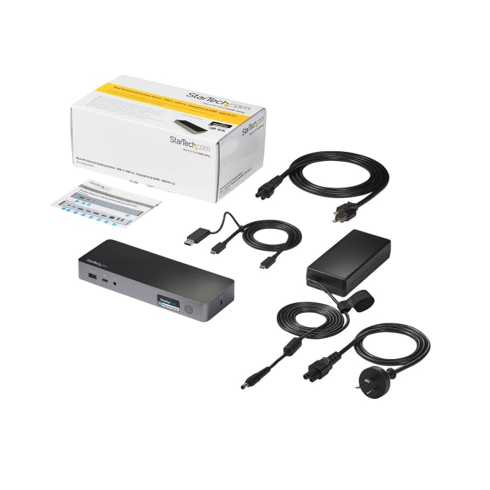 StarTech.com Dual Monitor 4K Docking Station with DisplayPort - 4 x USB ports, USB C