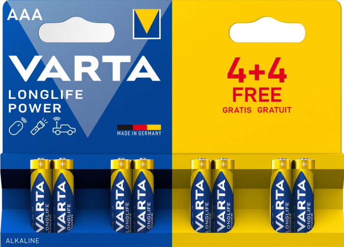 Varta Alkaline AAA Battery 1.5V