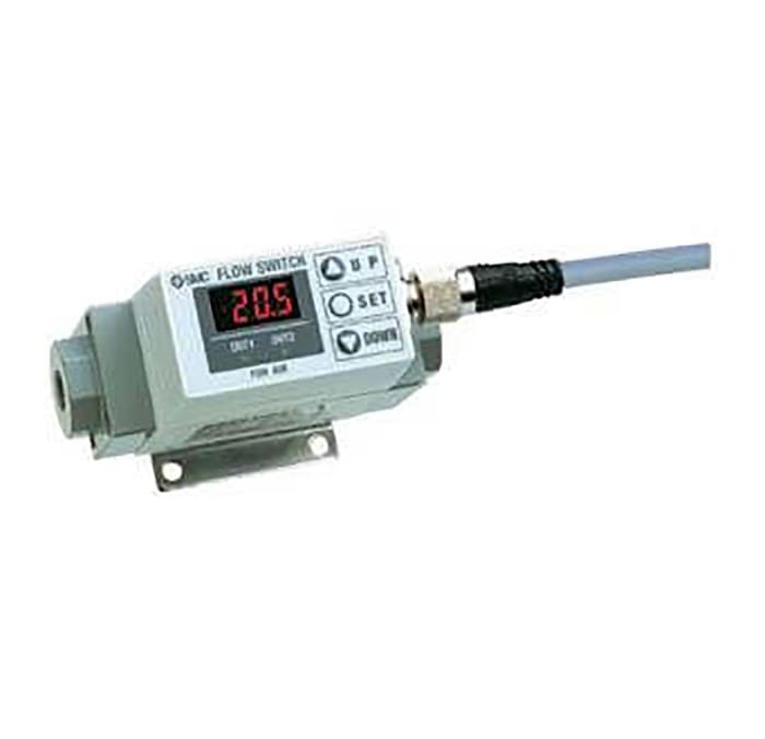 SMC PF2A Series Flow Switch Flow Switch, 20 L/min Min, 200 L/min Max
