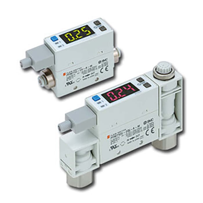PFM711C6E SMC SMC PFM7 Series Flow Switch Flow Switch, 2 L/min →