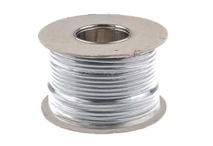Câble de commande RS PRO, 3 x 1,5 mm², gaine en PVC, Gris, 50m