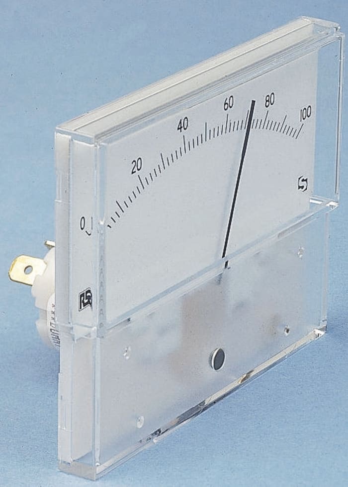 Sifam Tinsley Analogue Panel Ammeter 20mA DC, 20.2mm x 42.4mm, ±2.5 % Moving Coil