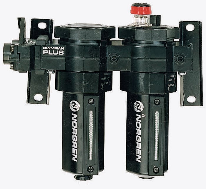 Norgren G 1/2 FRL, Automatic Drain, 40μm Filtration Size - Without Pressure Gauge