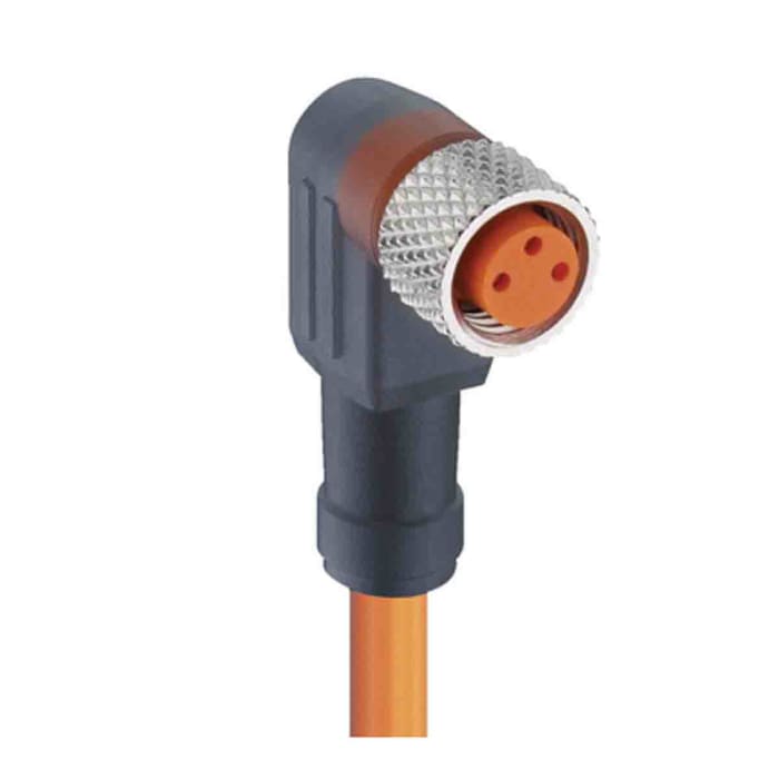 Lumberg Automation Right Angle Female 3 way M8 to Unterminated Sensor Actuator Cable, 10m