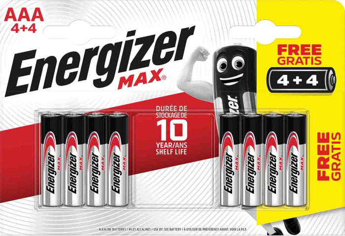 Energizer Max Pila Alcalina AAA 4un. - XMAYOR