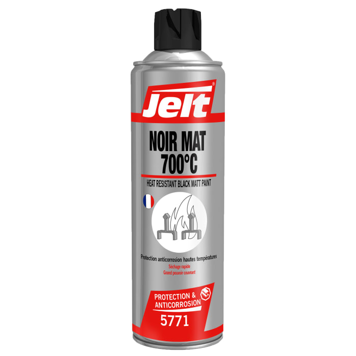 Jelt 650/400ml Black Matt Spray Paint
