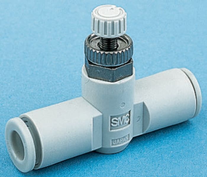 SMC AS Series Tube Flow Regulator, 10mm Tube Inlet Port x 10mm Tube Outlet Port