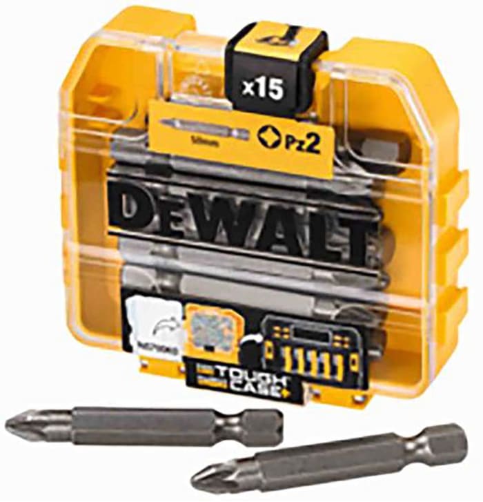 DeWALT Pozidriv Driver Bit 15 Pieces, Pozidriv