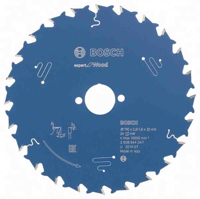 2608644047 Bosch Bosch Circular Saw Blade Pack of 1 197 7050