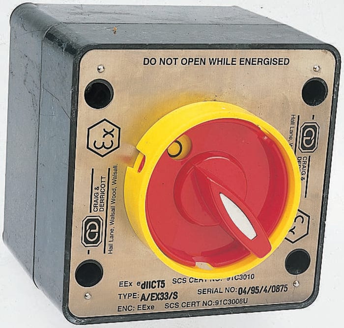 3 pole+ EB IP67 switch disconnector