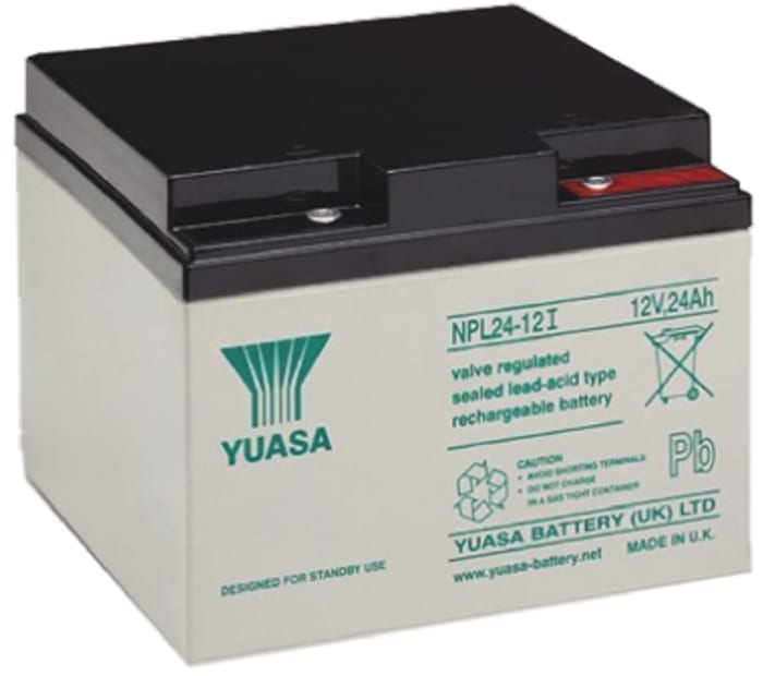 Batterie au plomb étanche Yuasa 12V 24Ah