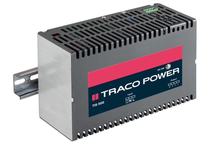 Alimentation pour rail DIN TRACOPOWER, série TIS, 24V c.c.out 20A
