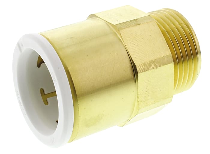 22MC(3/4)BRASS John Guest John Guest Brass Pipe Fitting, Straight