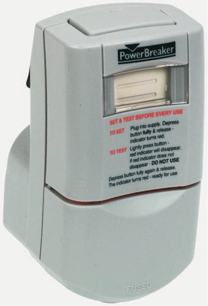 Powerbreaker Inline RCD Plug 2 Pole ,Rated At 13A,230 V ac