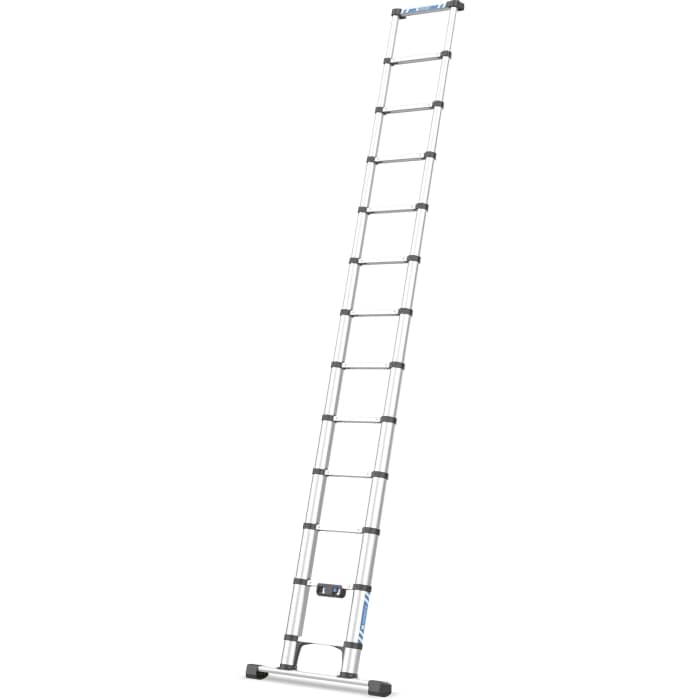 Echelle télescopique Zarges 3.8m en Aluminium, 13 marches