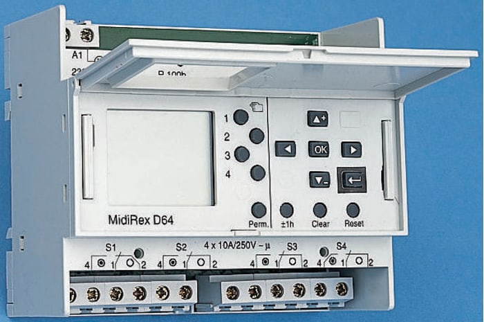 7 day DPDT 4 channel digital timer,230V