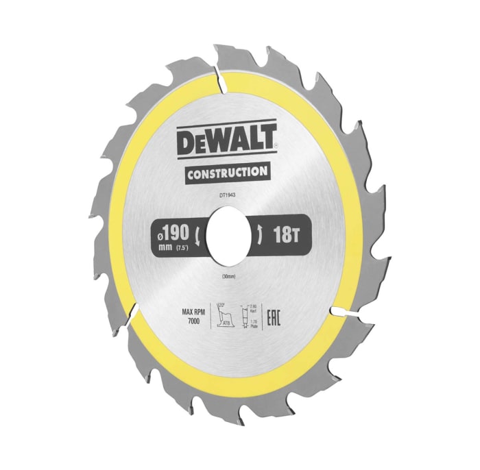 DT1958-QZ | DeWALT Multiple Materials Circular Saw Blade, Pack Of 1 | RS