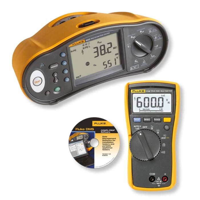 Testeur multifonction Fluke 1663 Royaume-Uni - DMM 500V