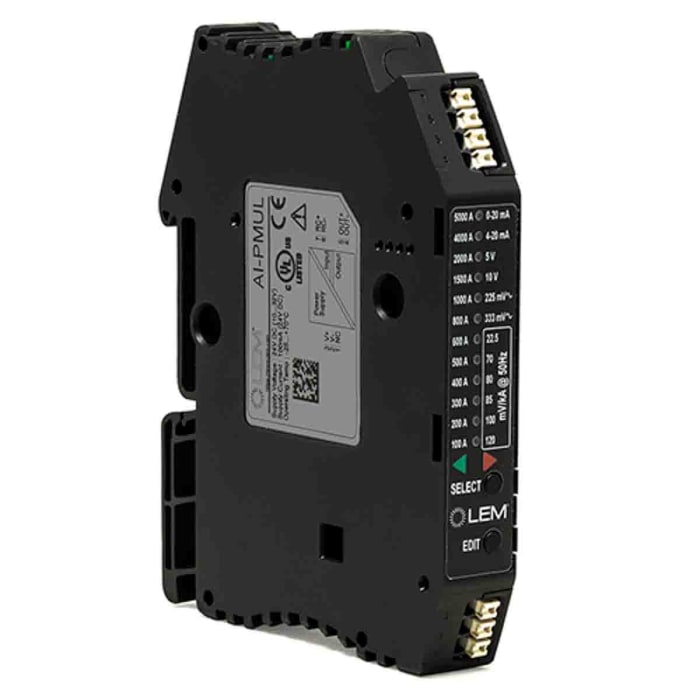 LEM AI-PMUL Series DIN Rail Mounted Current Transformer, 24 V dc