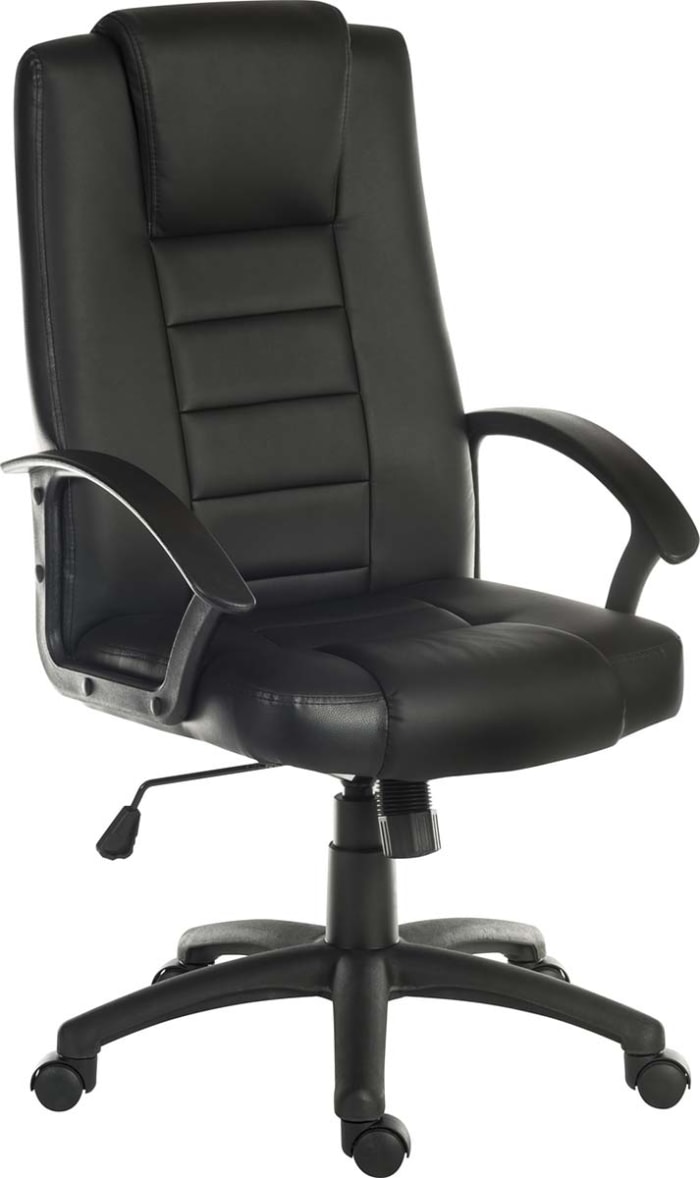 Black leather executive hot sale chair