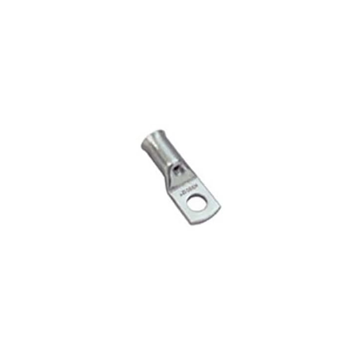 MECATRACTION, C Uninsulated Tubular Ring Terminal, M10 Stud Size 1 AWG Wire Size, Grey