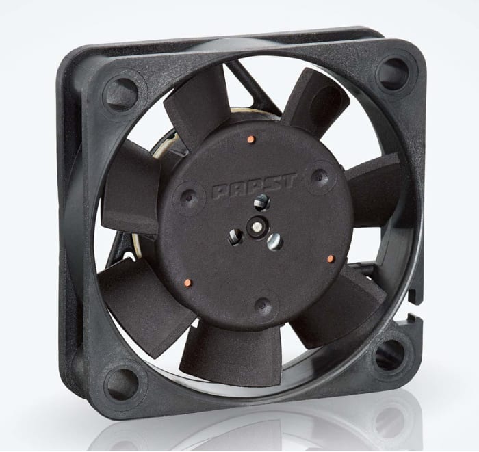 ebm-papst 400 F Series Axial Fan, 12 V dc, DC Operation, 8m³/h, 0.7W, 58mA Max, IP20, 40 x 40 x 10mm