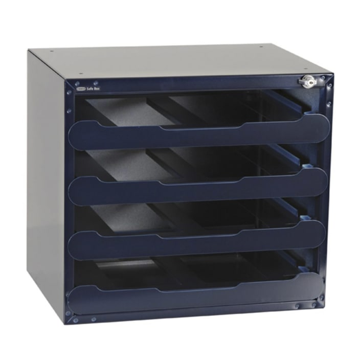 Boite compartimentée Raaco, 4 Compartiments, Plastique, 403mm x 451mm x 330mm