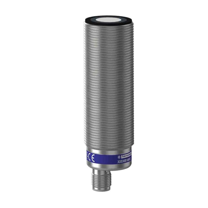 Telemecanique Sensors Ultrasonic Threaded Barrel Proximity Sensor, M30, 1 m Detection 4-20 mA, 12 → 24 V dc