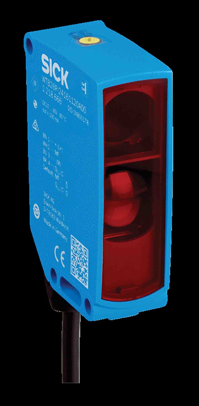 SICK Background Suppression Photoelectric Sensor, Block Sensor, 2 m Detection Range