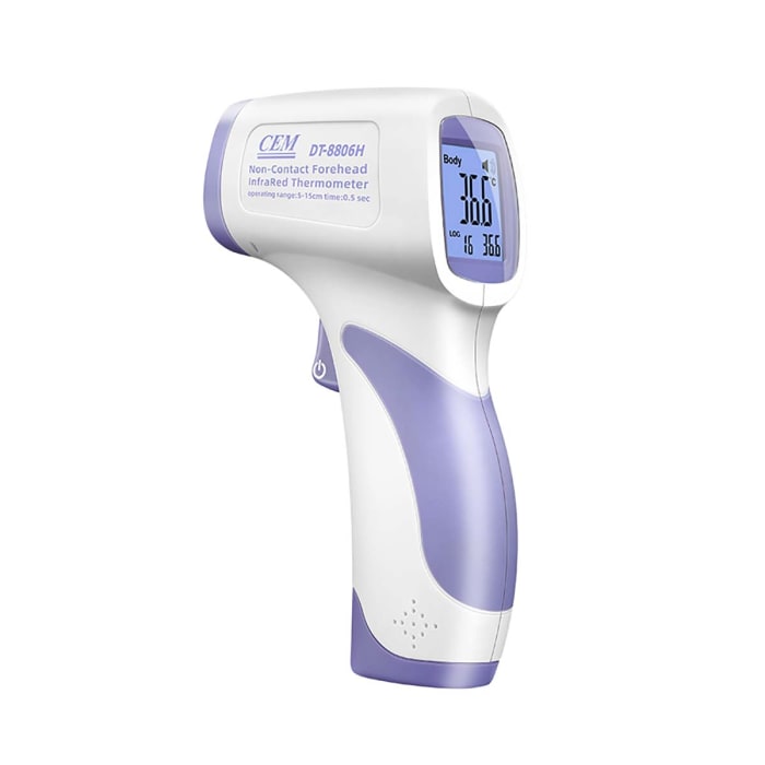 Thermomètre infrarouge Tête avant DT-8806 NEUTRAL max. +60°C, optique 8:1