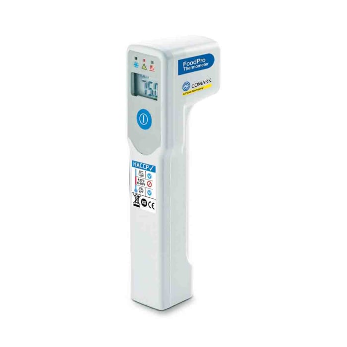 Comark FoodPro Infrared Thermometer, -30°C Min, +200°C Max, ±1 °C, ±2 °F Accuracy, °C and °F Measurements
