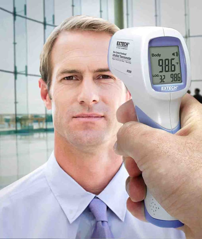 IR200 Extech Extech IR200 Infrared Thermometer, +32°C Min, +42.5°C