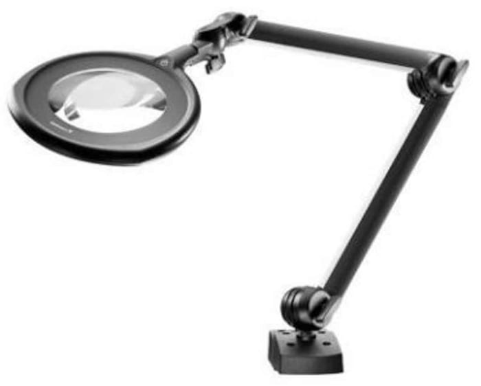 Lampe loupe LED Waldmann TEVISIO-RLLQ 3.5dioptrie 160mm 16W