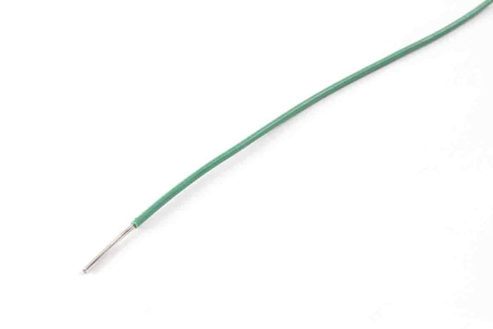 KY3008V AXINDUS, AXINDUS KY3008 Series Green 1.34 mm² Hook Up Wire, 16 AWG,  19 x 0, 30, 100m, PVC Insulation, 201-0638