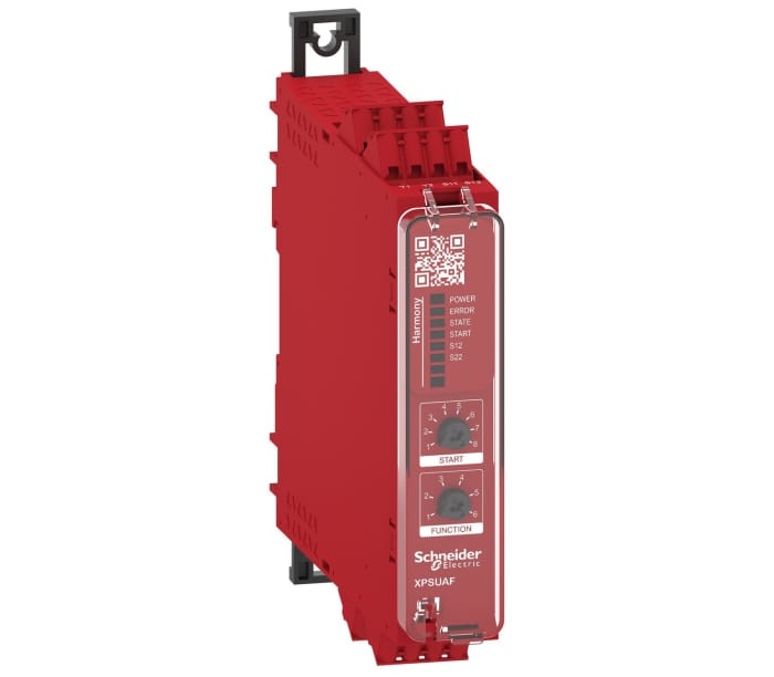Relais de sécurité Schneider Electric XPSU, 24V c.a. / V c.c., 1 canal, 5 contacts de sécurité