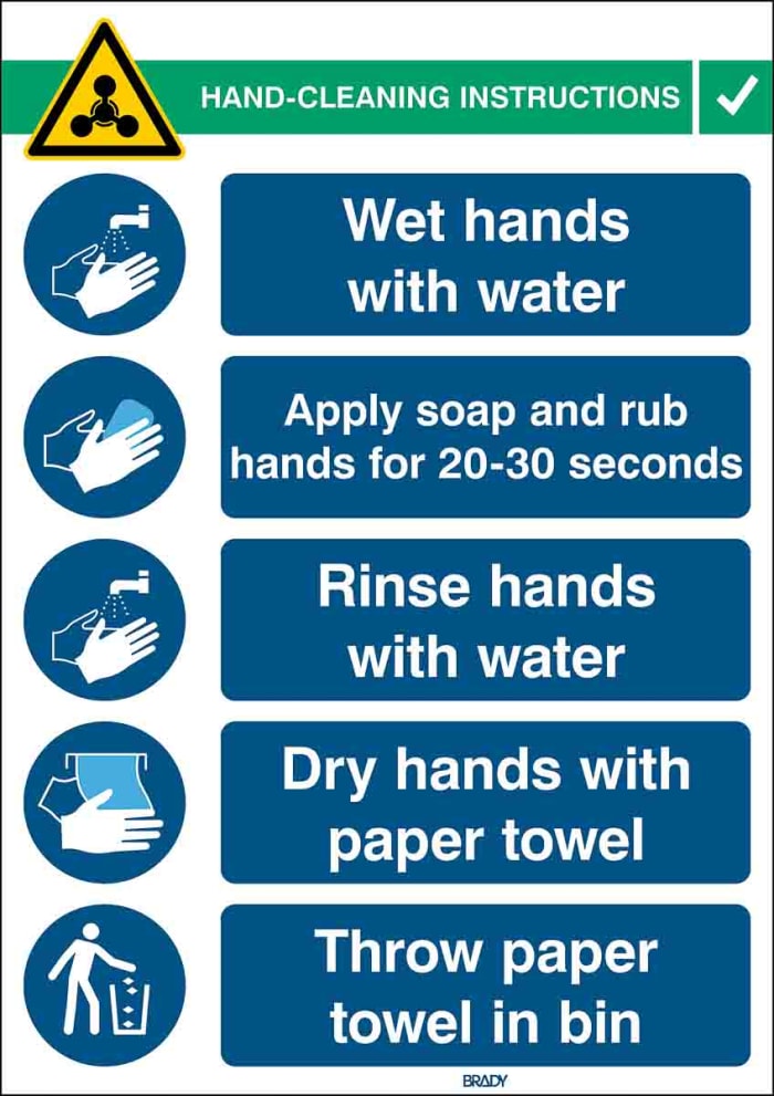 Safety Poster, PP, English, 371 mm, 262mm