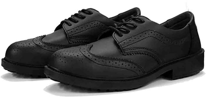 RS PRO Men's Black Steel Toe Capped Safety Shoes, UK 12, EU 47