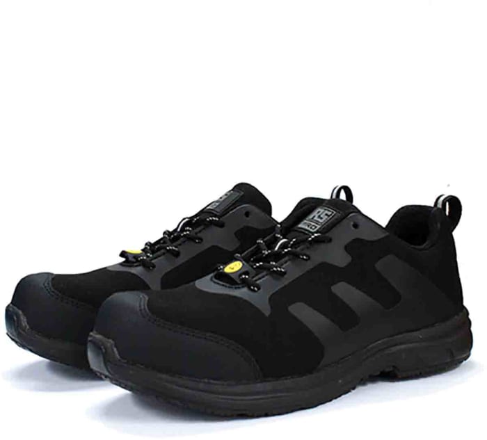 Women's black safety trainers 2025